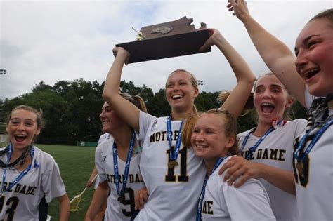 Notre Dame girls cap perfect year